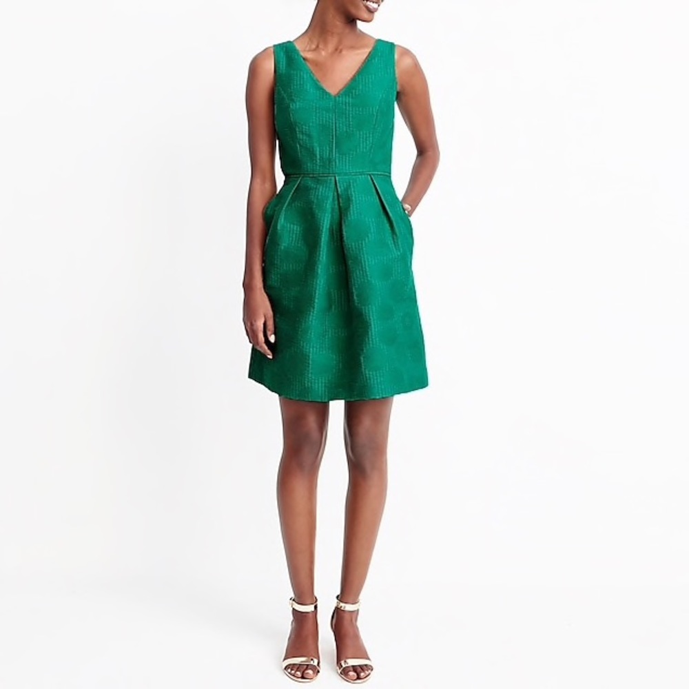 J. Crew Jacquard Dress